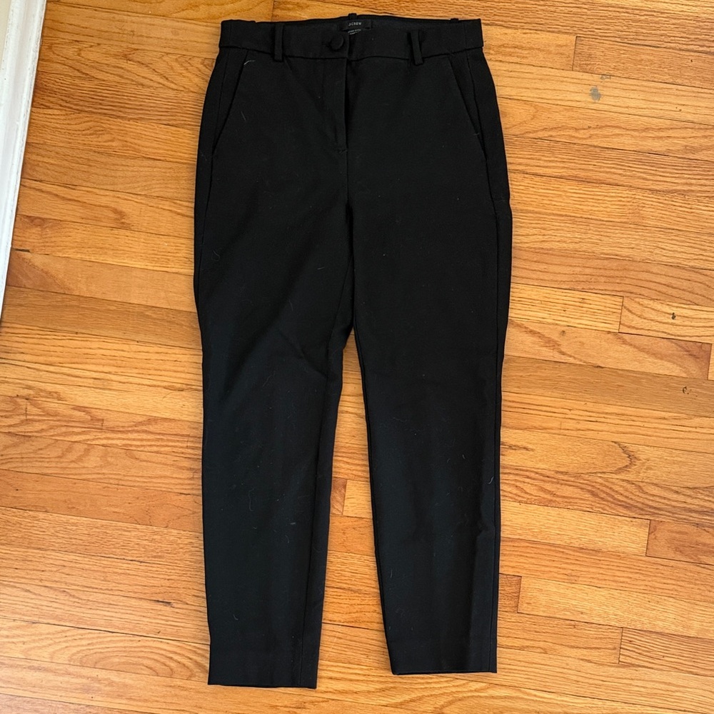 J. CREW, Black High Rise Cameron Pants